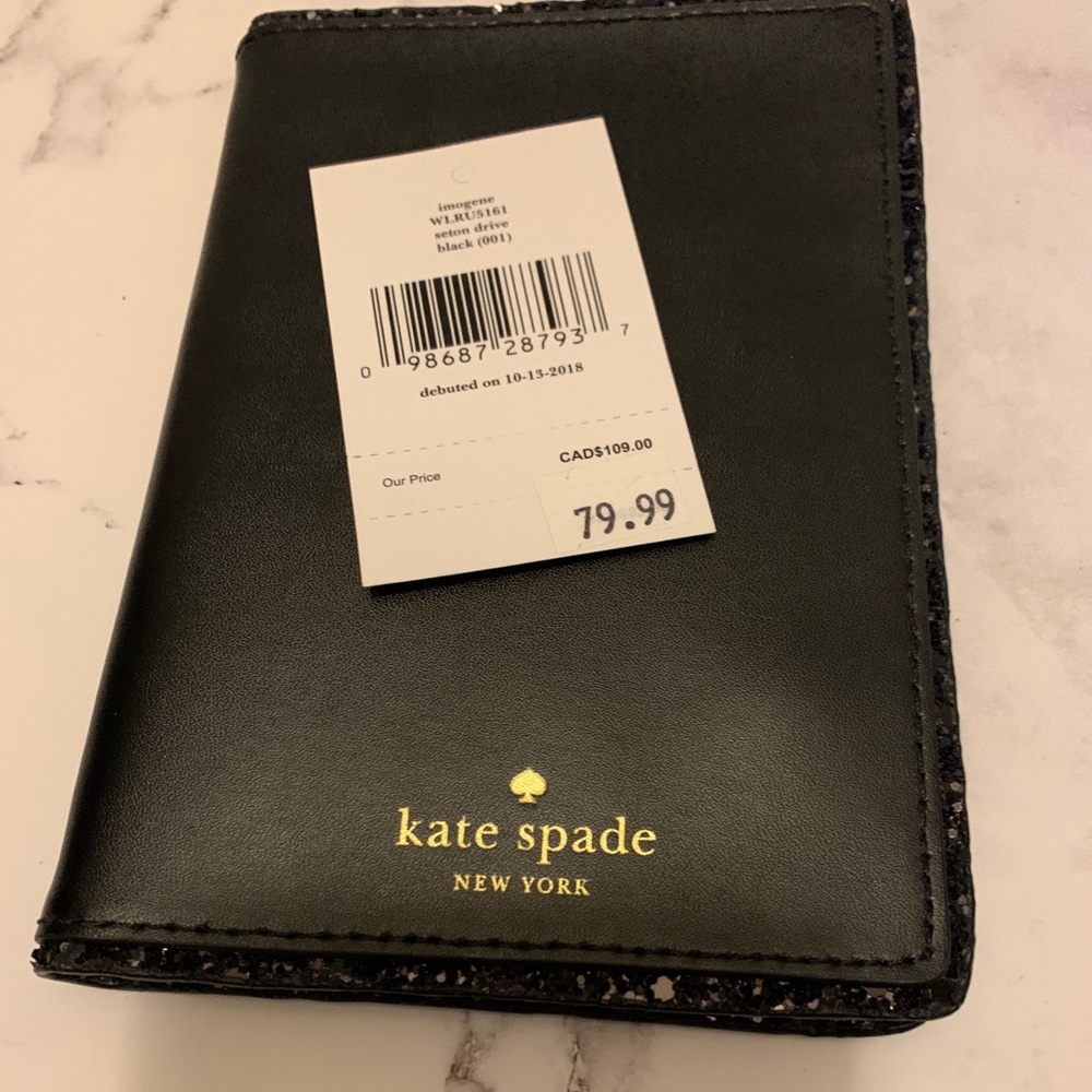 Kate Spade New York Women's Imogene Seton Drive Leather Passport Holder Wallet